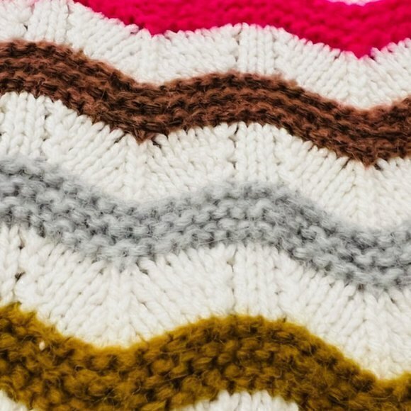 Lou & Grey LOFT Zig Zag Striped Textured Sweater NWT XL MSRP $90 Preppy SOFT - Picture 11 of 14